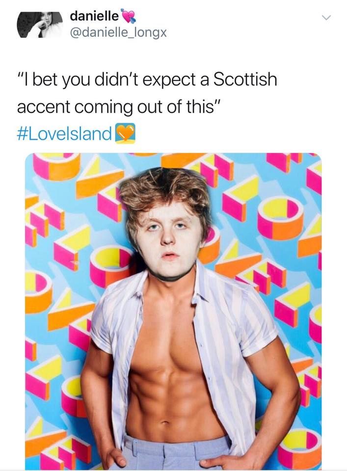 Image may contain: Love Island episode one memes, Love Island, 2019, memes, reactions, tweets, episode one, Man, Face, Human, Person