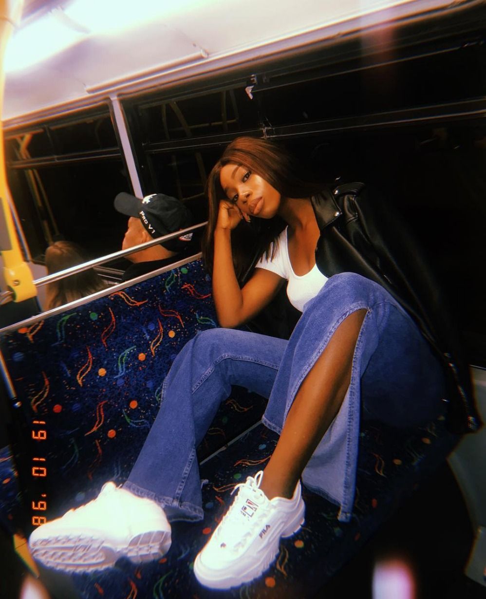Image may contain: Night Life, Pants, Person, Human, Footwear, Shoe, Clothing, Apparel