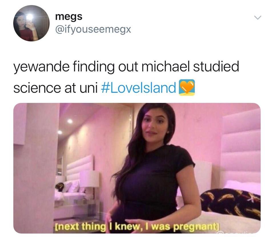 Image may contain: Love Island episode one memes, Yewande, Anna, Love Island, meme, Paper, Brochure, Flyer, Advertisement, Poster, Human, Person