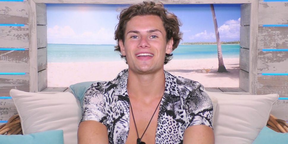 Image may contain: Love Island star signs, Joe, Love Island, virgo, star sign, compatible, science, stars, couple, cast, Pendant, Face, Human, Person