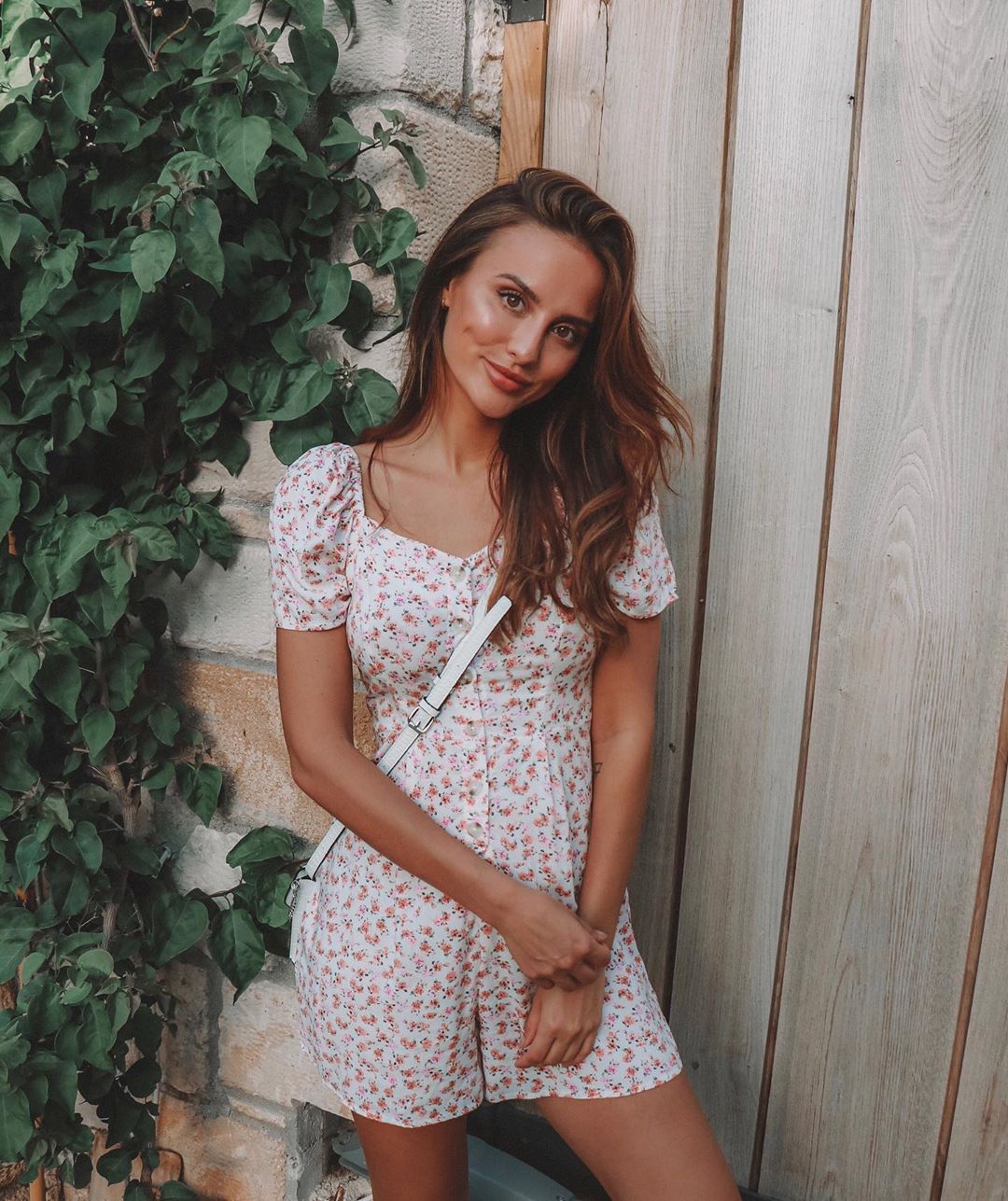 Image may contain: Made in Chelsea cast now, Made in Chelsea, cast, then, now, before, after, iconic, original, Lucy Watson, business, vegan, Plant, Shoe, Woman, Footwear, Sleeve, Female, Evening Dress, Robe, Fashion, Gown, Dress, Person, Human, Clothing, Apparel
