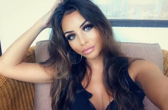 Image may contain: Smile, Photo, Photography, Portrait, Black Hair, Hair, Human, Person, Face, elma, maura, love island, 2019, islander, cast, new girls, age, where are they from, sherif, news, gossip, latest, arrival, instagram, tonight