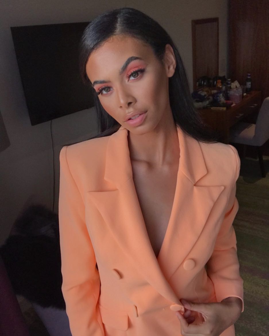 Image may contain: Casa Amor, Love Island, 2019, Soph Piper, rumours, news, cast, latest, gossip, contestant, Islander, date, this week, Tuxedo, Face, Woman, Jacket, Blazer, Female, Person, Human, Suit, Overcoat, Coat, Clothing, Apparel