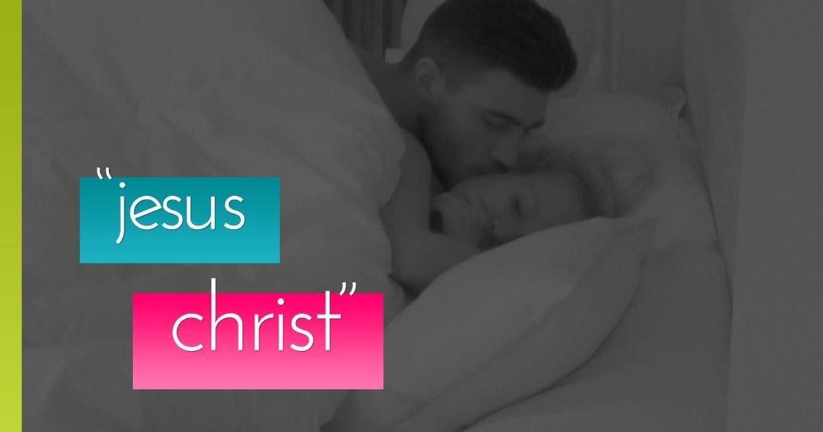 Image may contain: Love Island sex scenes, Love island, 2019, sex, producers, Islanders, contestants, secret, cast, the Hideaway, bedroom, Tommy, Molly-Mae, jesus christ, Baby, Newborn, Female, Hug, Bed, Face, Furniture, Human, Person, Pillow, Cushion