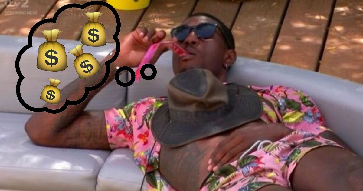 Image may contain: Love Island prize money, Love Island, final, Ovie, winner, 2019, final date, prize, cash, jackpot, split, steal, love, money,  Clothing, Hat, Apparel, Skin, Person, Face, Human, Sunglasses, Accessories, Accessory