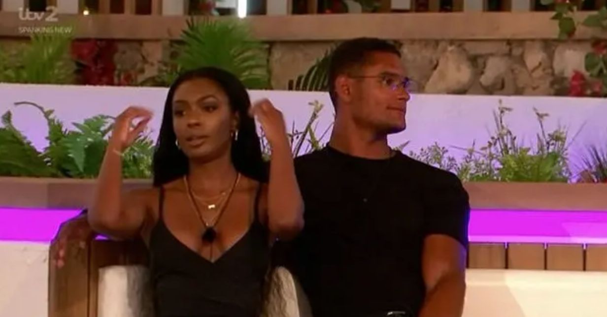Image may contain: Love Island recoupling, Love Island, who left, new, couples, last night, Danny, Jourdan, Crowd, Person, Human