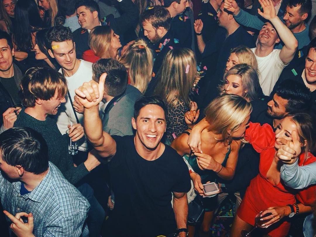 Image may contain: Love Island Instagrams, Love Island, Instagram, followers, ranking, 2019, Greg, Disco, Night Life, Night Club, Club, Person, Human, Party