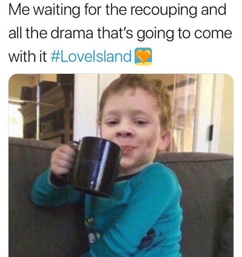 Image may contain: Casa Amor Love Island memes, Love Island, Casa Amor, meme, reaction, tweet, funny, savage, best, Twitter, Drinking, Drink, Beverage, Mobile Phone, Cell Phone, Phone, Electronics, Cup, Coffee Cup, Person, Human
