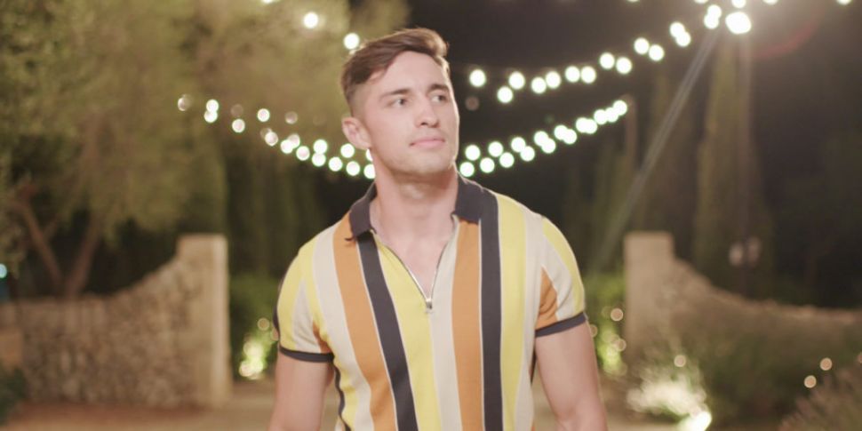 Image may contain: Michael and Amber, Love Island, tonight, episode, Michael, Amber, feelings, gossip, news, latest, spoilers, Greg, new boy, date, Face, Man, Apparel, Clothing, Human, Person