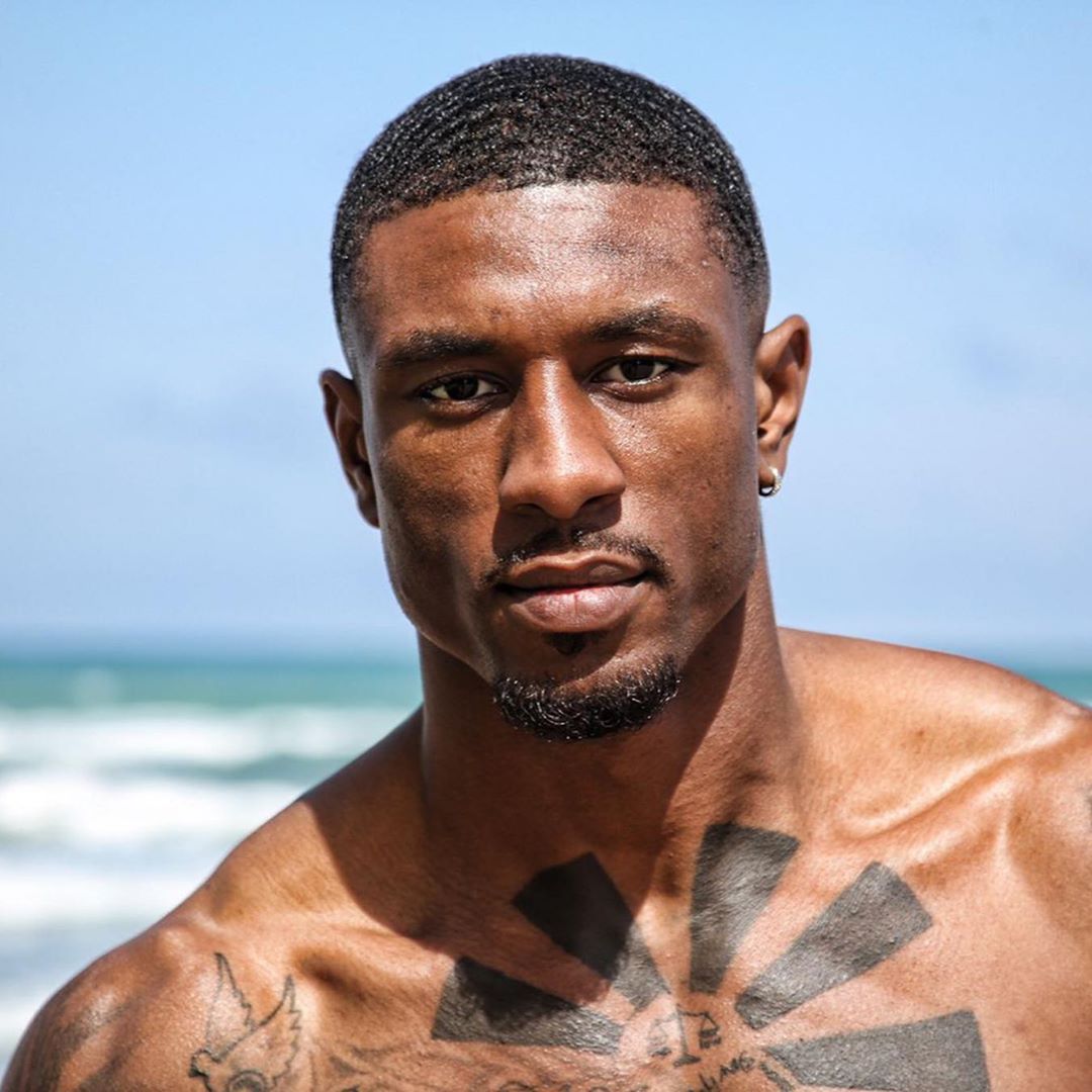 Image may contain: Casa Amor transformations, Casa Amor, cast, Ovie Soko, Love Island, before, after, villa, old, new, pictures, Instagram, Face, Man, Human, Person, Skin