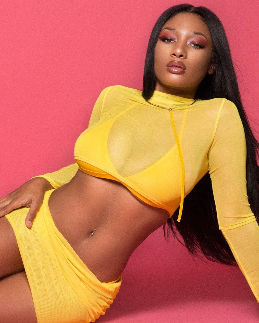 Image may contain: Hot girl summer meme, hot girl summer, summer, hot girl, Megan Thee Stallion, Megan Pete, memes, origin, explained, meaning, example, instagram, twitter, caption, Fashion, Human, Person, Lingerie, Underwear, Clothing, Apparel