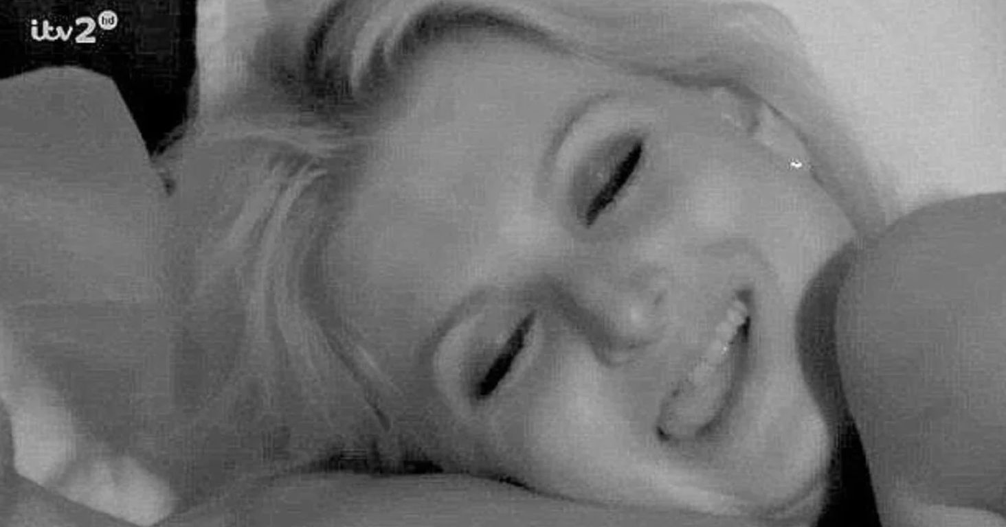 Image may contain: Love Island sex scenes, Love island, 2019, sex, producers, Islanders, contestants, secret, cast, the Hideaway, Female, Portrait, Photography, Photo, Newborn, Baby, Laughing, Head, Smile, Face