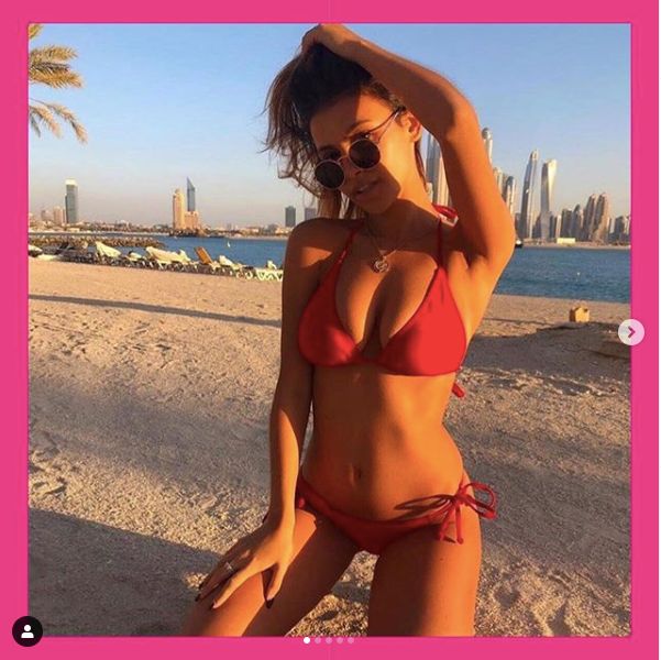 Image may contain: Girl, Outdoors, Photography, Portrait, Photo, Face, Woman, Human, Person, Female, Accessories, Accessory, Sunglasses, Swimwear, Bikini, Apparel, Clothing