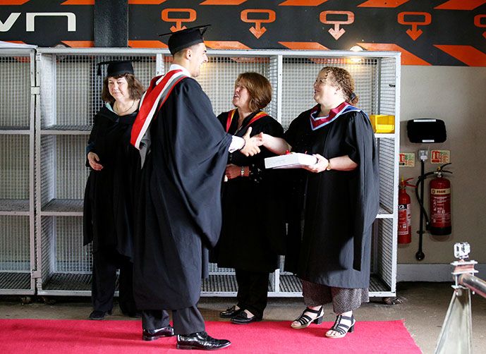 Image may contain: Graduation, Fashion, Human, Person