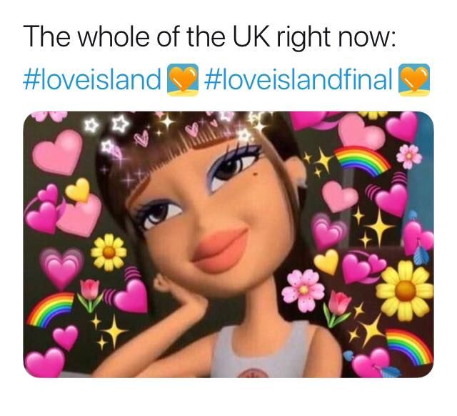 Image may contain: Love Island final memes, Love Island, final, 2019, meme, reaction, twitter, funny, best, Human, Person, Figurine, Barbie, Toy, Doll