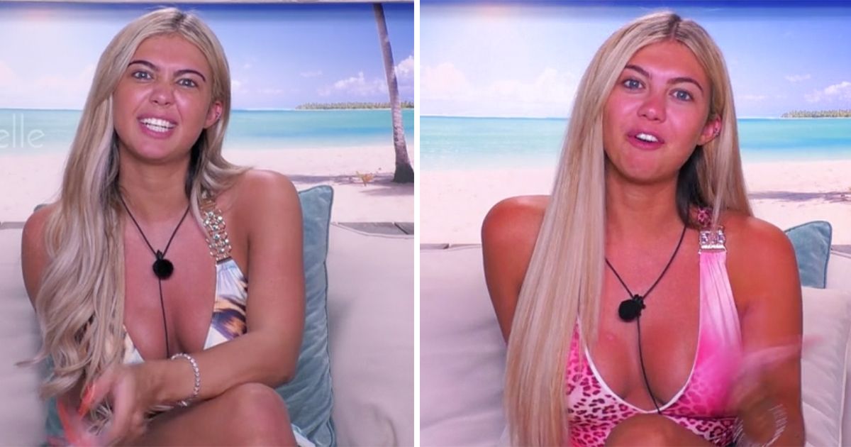 Image may contain: Love Island tans, Love Island, tan, burn, sun, before, after, tanformation, Belle, Kid, Blonde, Teen, Child, Girl, Woman, Hair, Swimwear, Necklace, Accessories, Accessory, Jewelry, Female, Clothing, Apparel, Person, Human