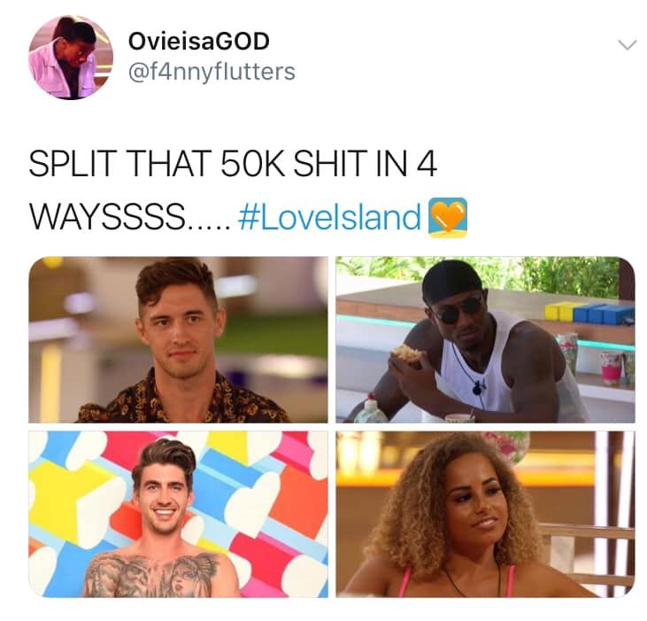 Image may contain: Love Island Chris memes, Love Island, memes, reactions, Chris Taylor, Greg, Ovie, Amber, Twitter, reactions, latest, news, gossip, funny, dumped, Islander, left, Paper, Brochure, Flyer, Female, Collage, Face, Poster, Accessories, Sunglasses, Accessory, Advertisement, Human, Person