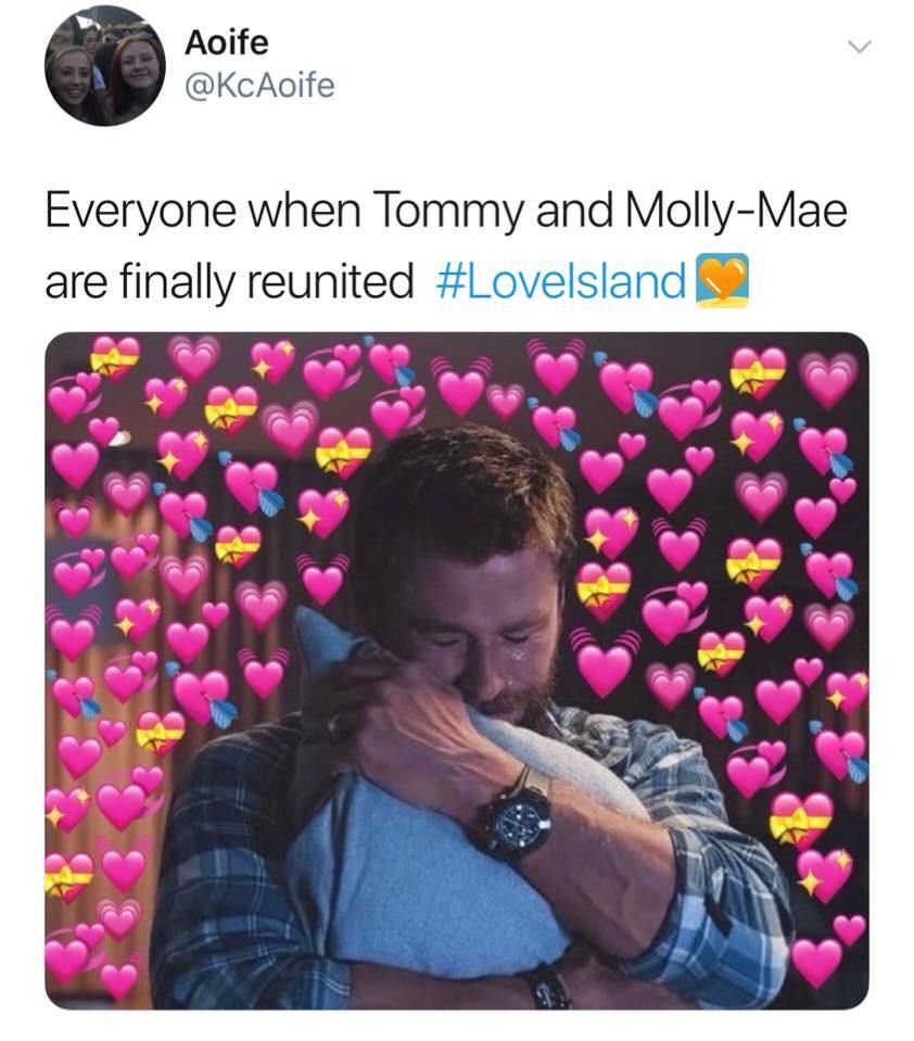 Image may contain: Love Island recoupling memes, Love Island, memes, tweets, reactions, savage, twitter, Tommy Fury, Molly-Mae, Paper, Purple, Text, Human, Person