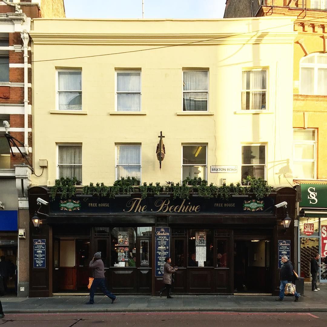Image may contain: Cheapest pints in London, cheap, pints, drink, alcohol, London, Spoons, The Beehive, Brixton, tube, station, map, underground, lines, South, West, North, East, Northern, Hammersmith and City, Path, Shop, Downtown, Asphalt, Tarmac, Intersection, Road, City, Building, Town, Pedestrian, Urban, Person, Human