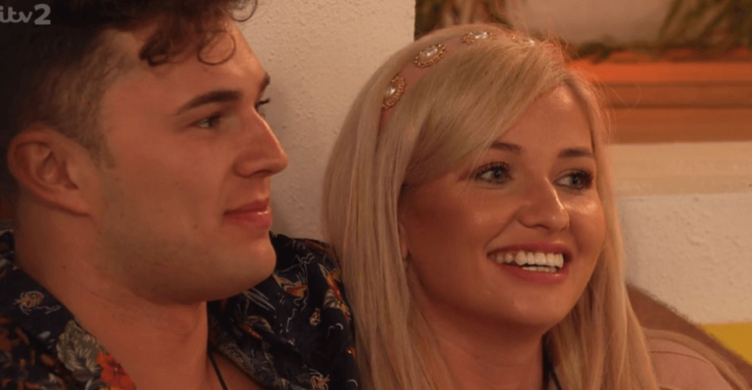 Image may contain: Love Island recoupling, Love Island, Curtis, Amy, couple, new, recouple, who left, last night, latest, news, gossip, Portrait, Photography, Photo, Head, Apparel, Clothing, Kid, Girl, Woman, Child, Teen, Blonde, Female, Face, Person, Human