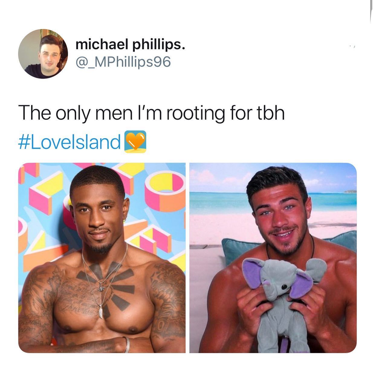 Image may contain: Love Island Ovie memes, Love Island, Ovie Soko, meme, Tommy Fury, Poster, Advertisement, Tattoo, Human, Person, Skin