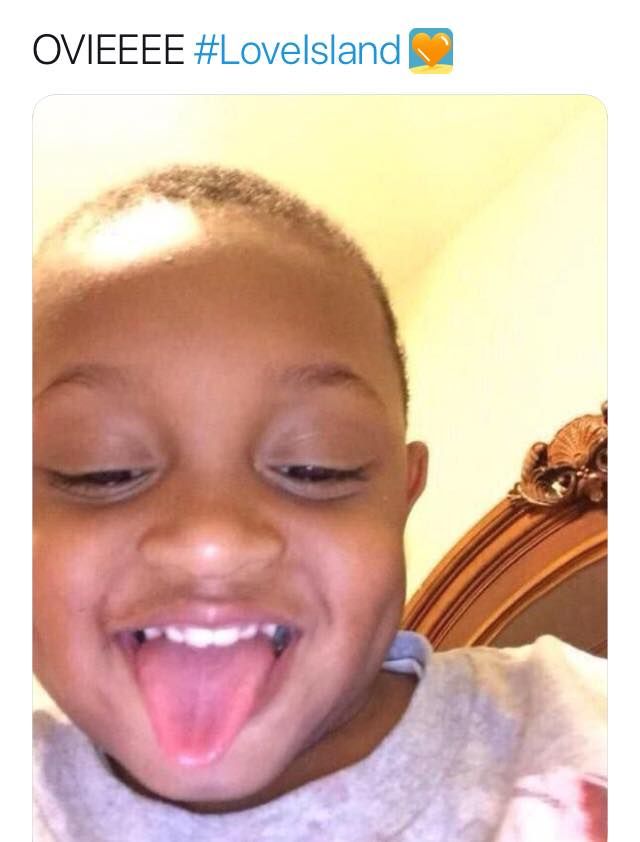 Image may contain: Love Island Ovie memes, Love Island, Ovie Soko, meme, God, lick, screen, fit, hot, Twitter, tweet, Selfie, Tongue, Smile, Photo, Portrait, Photography, Laughing, Mouth, Lip, Person, Human, Face
