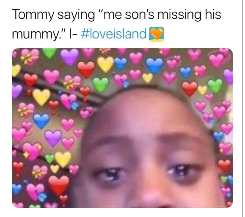 Image may contain: Love Island recoupling memes, Love Island, memes, tweets, reactions, savage, twitter, Tommy Fury, Elly Belly, Toy, Sprinkles, Selfie, Photo, Portrait, Photography, Sweets, Confectionery, Food, Person, Human, Face
