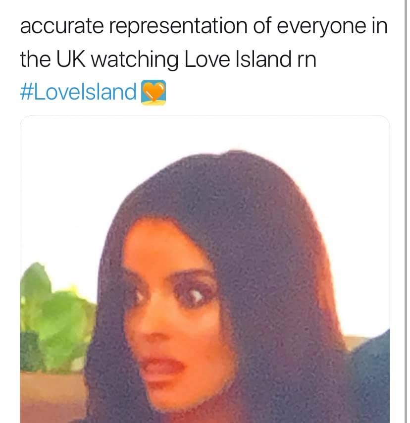 Image may contain: Love Island recoupling memes, Love Island, memes, tweets, reactions, savage, twitter, Maura, Sweater, Sweatshirt, Hood, Person, Human, Apparel, Clothing, Hair