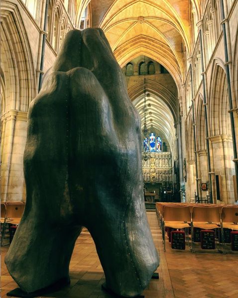 Image may contain: Wildlife, Elephant, Animal, Mammal, Monastery, Housing, Apse, Altar, Cathedral, Art, Painting, Church, Building, Architecture