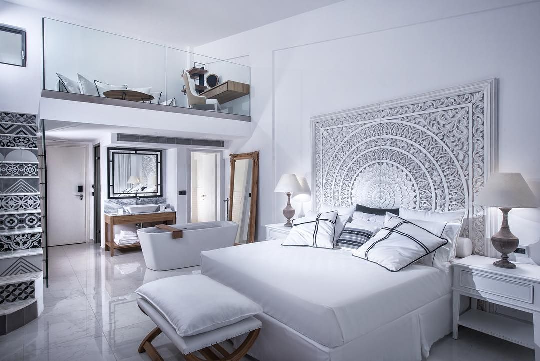 Image may contain: Abaton Island resort, Celebs Go Dating, final, Abaton Island Resort & Spa, Crete, Greece, Abaton, hotel, Island, bedroom, inside, cost, luxury, Bed, Housing, Building, Interior Design, Room, Indoors, Bedroom, Furniture