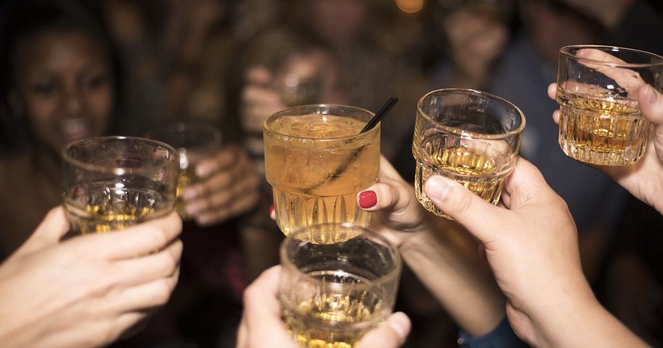 Image may contain: Beer Glass, Beer, Absinthe, Bar Counter, Pub, Party, Glass, Human, Person, Liquor, Alcohol, Drink, Beverage