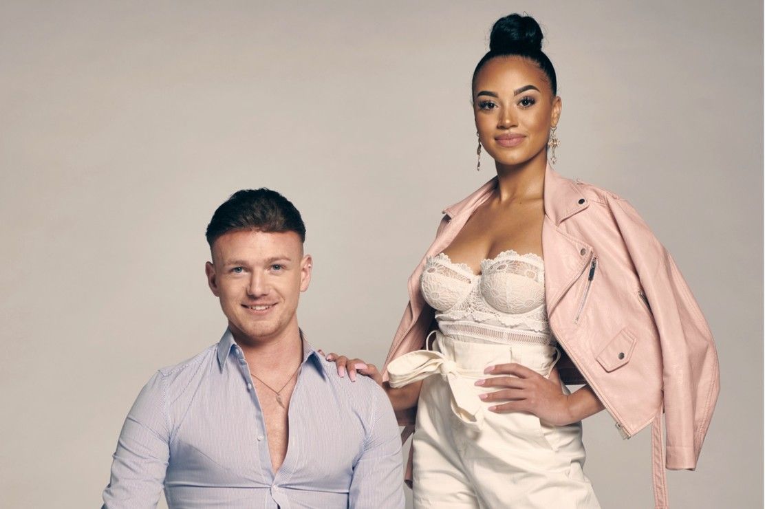 Image may contain: Singletown, ITV2, reality, TV, show, new, Love Island, start date, trailer, cast, Coat, Female, Sleeve, Apparel, Clothing, Person, Human