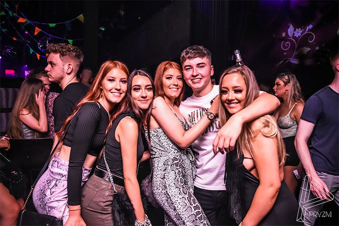 Image may contain: Female, Face, Night Life, Night Club, Party, Club, Human, Person