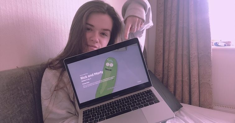Image may contain: Girl, Female, Face, Human, Person, Computer Hardware, Keyboard, Computer Keyboard, Hardware, Computer, Pc, Laptop, Electronics
