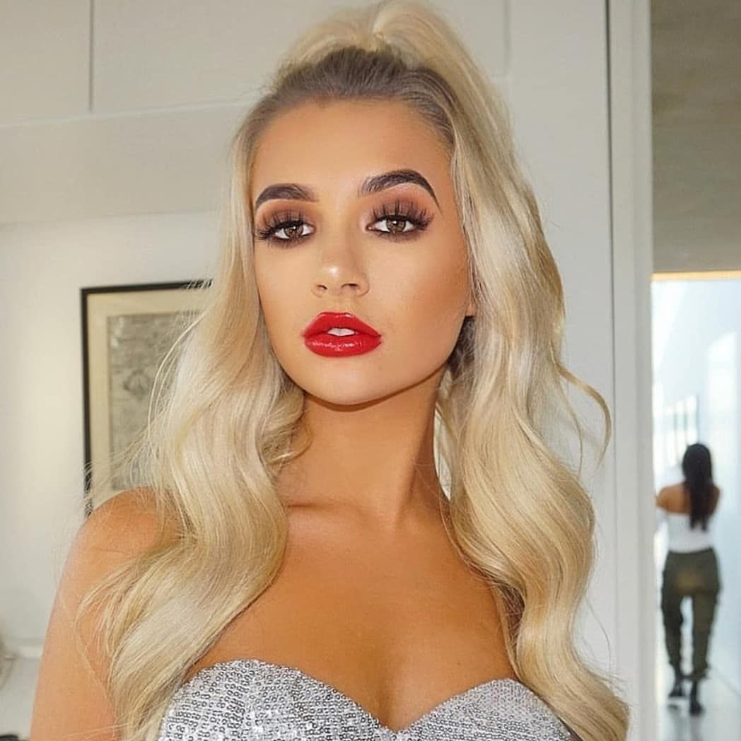 Image may contain: Love Island, gossip, news, latest, rumours, news, Molly-Mae, Hair, Evening Dress, Robe, Gown, Fashion, Face, Clothing, Apparel, Girl, Teen, Female, Kid, Woman, Human, Child, Blonde, Person
