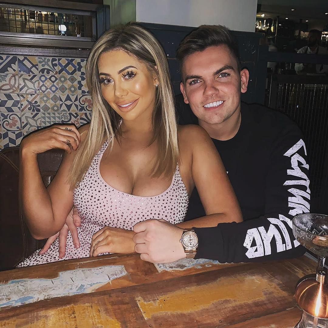 Image may contain: Chloe Ferry and Amber Davies, Chloe Ferry, Amber Davies, Love Island, Geordie Shore, Sam Gowland, Instagram, what happened, drama, argument, feud, tea, explained, together, split, cheating, rumours, Hardwood, Bar Counter, Pub, Plywood, Human, Person, Wood