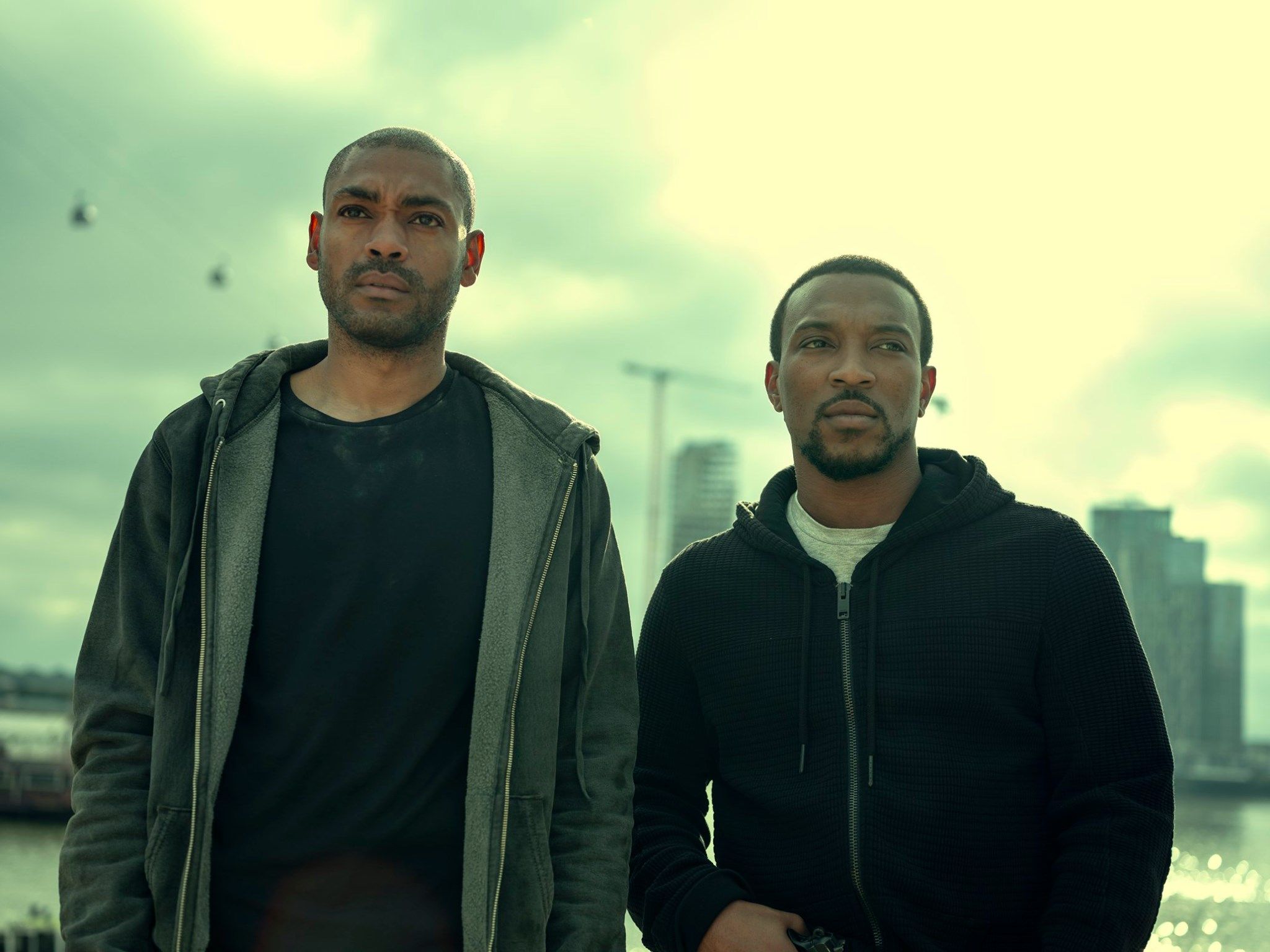 Image may contain: Top Boy, Top Boy season 3, new series, series three, Netflix, Drake, London, new, drama, cast, trailer, release date, Jacket, Coat, Clothing, Apparel, Man, Human, Person