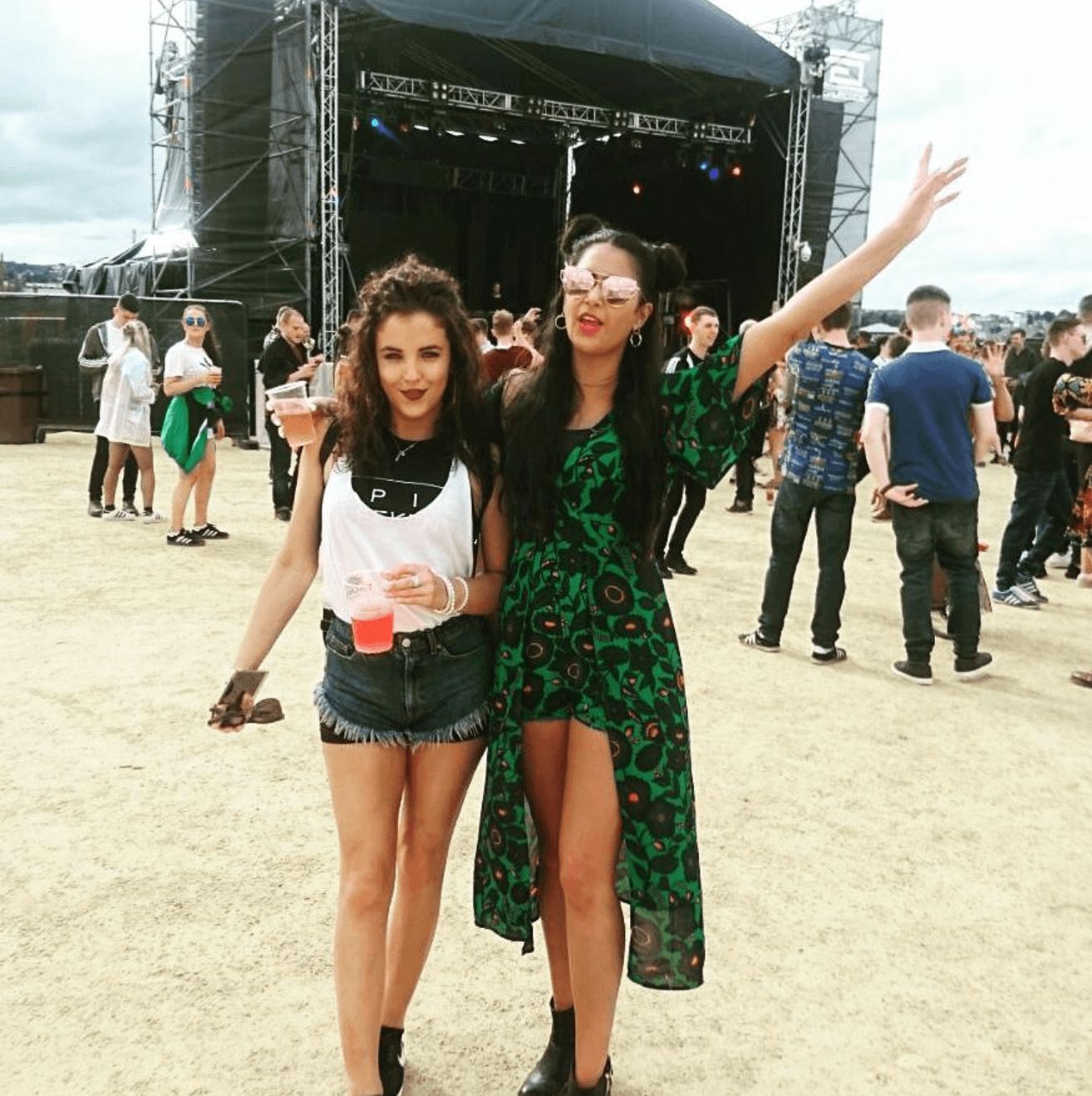 Image may contain: Derry Girls cast, Derry Girls, Jamie-Lee O'Donnell, Michelle, age, how old, Instagram, from, Netflix, Channel 4, season 2, season 3, Leisure Activities, Accessories, Accessory, Sunglasses, Shorts, People, Girl, Face, Skirt, Woman, Pants, Female, Shoe, Footwear, Clothing, Apparel, Person, Human