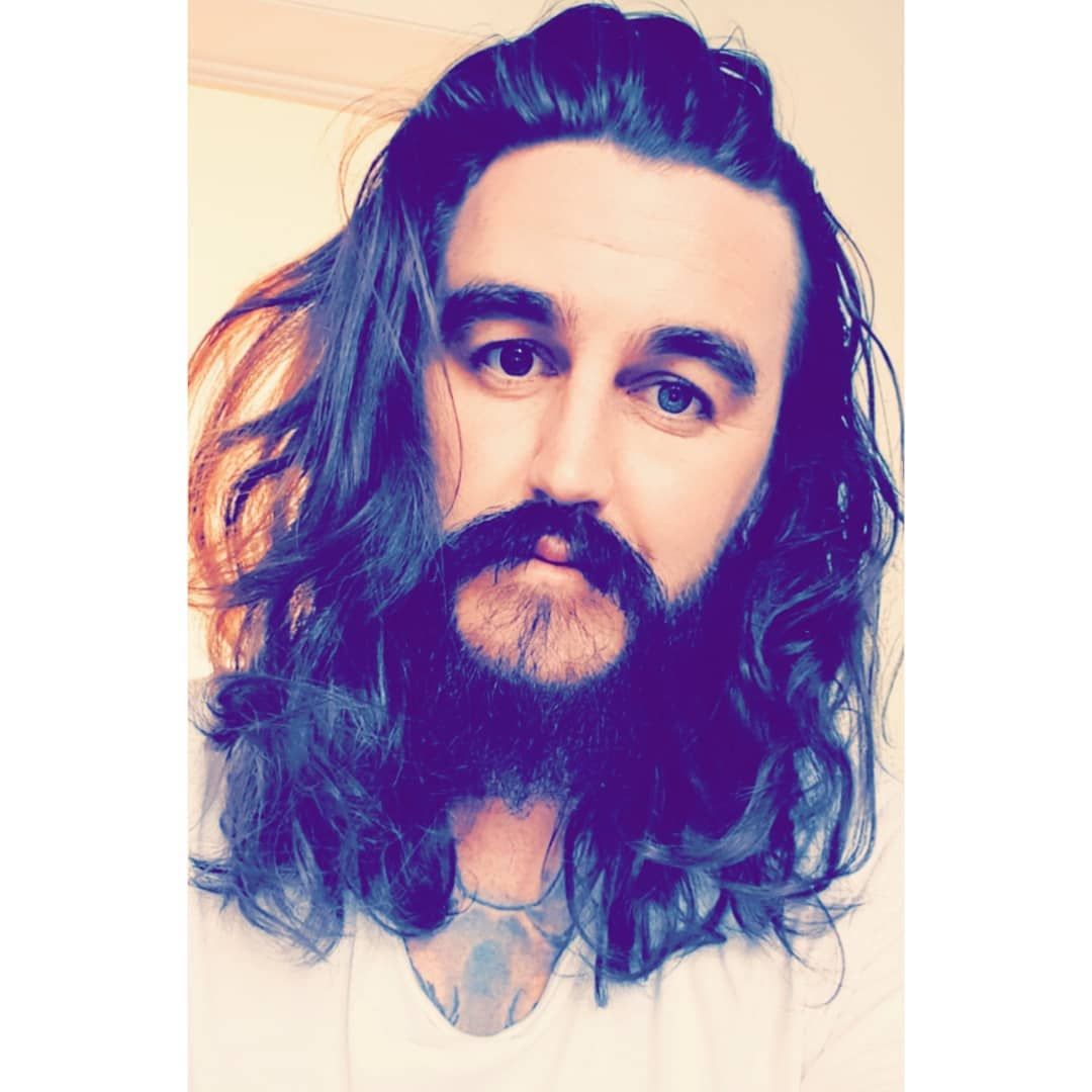 Image may contain: Great British Bake Off 2019, Dan Chambers, Dan, job, cast, contestants, lineup, Instagram, GBBO, Bake Off, 2019, start date, Channel 4, Mustache, Photography, Photo, Portrait, Hair, Beard, Human, Person, Face