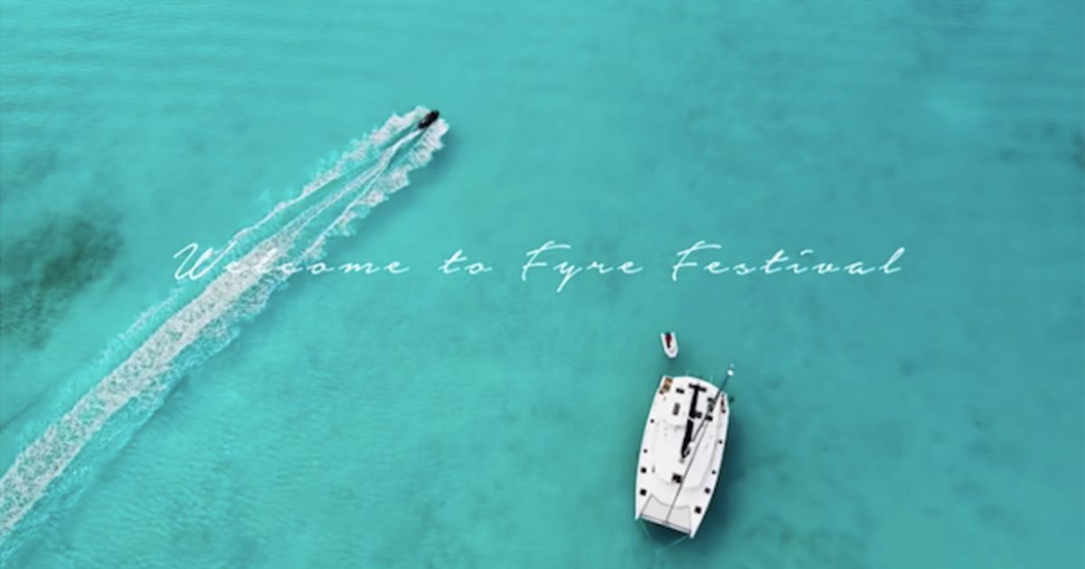 Image may contain: The I-Land, Netflix, horror, series, film, Fyre Festival, disaster, 2017, new, 2019, release date, cast, trailer, plot, show, Nature, Outdoors, Water, Transportation, Boat, Vehicle