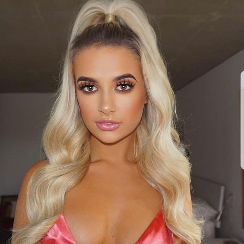Image may contain: Love Island, gossip, news, latest, rumours, news, Molly-Mae, Photography, Photo, Portrait, Fashion, Robe, Evening Dress, Gown, Apparel, Clothing, Child, Woman, Teen, Kid, Blonde, Female, Girl, Human, Person, Face
