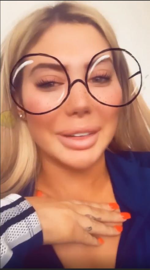Image may contain: Chloe Ferry and Amber Davies, Chloe Ferry, Geordie Shore, video, Instagram, Snapchat, what happened, drama, tea, argument, explained, split, cheating, Sam, Photography, Portrait, Photo, Female, Glasses, Accessory, Accessories, Smile, Person, Human, Face