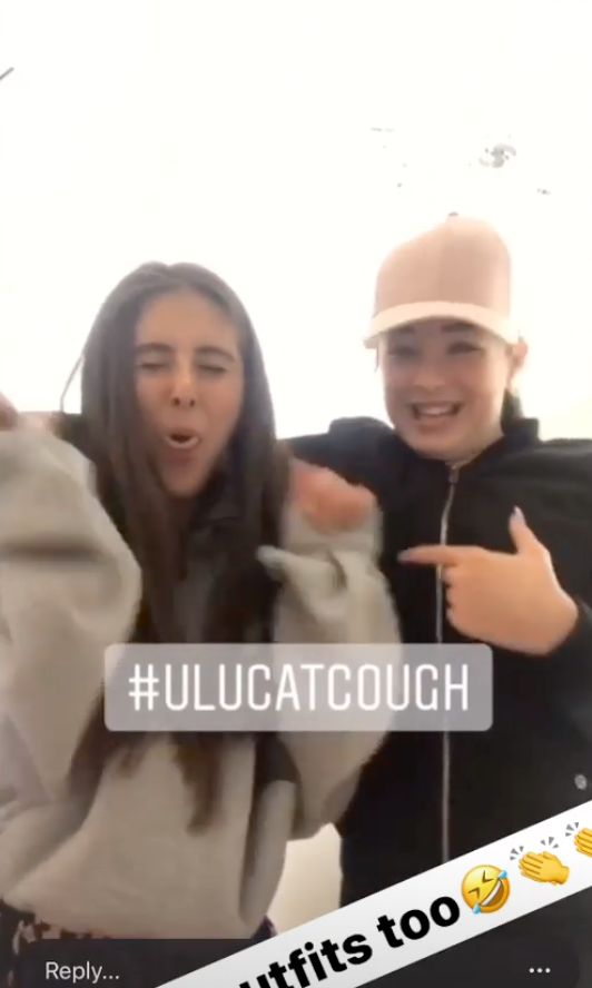 Image may contain: Lucie Love Island video, Lucie Donlan, Love Island, video, latest, news, gossip, explained, Instagram, Twitter, viral, video, meme, cat, caught, ulucatcough, hairdressers, salon, meme, Portrait, Photography, Photo, People, Hand, Helmet, Apparel, Clothing, Person, Human, Face