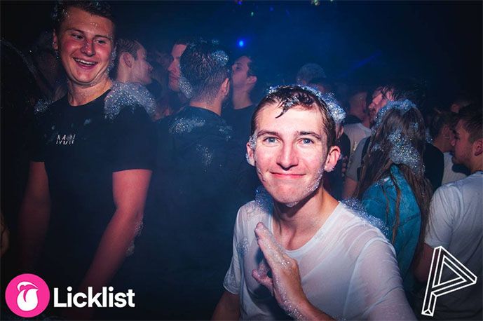 Image may contain: Skin, Disco, Night Club, Party, Club, Person, Human