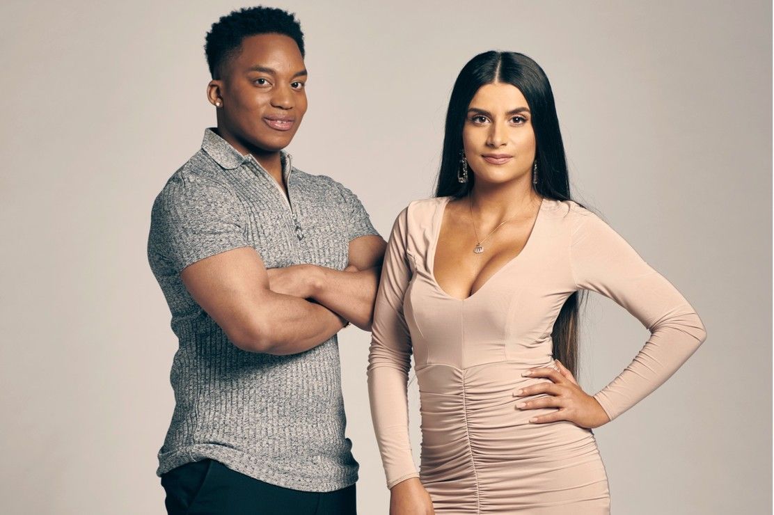 Image may contain: Singletown, ITV2, reality, TV, show, new, Love Island, start date, trailer, cast, Sleeve, Woman, Dress, Female, Apparel, Clothing, Person, Human