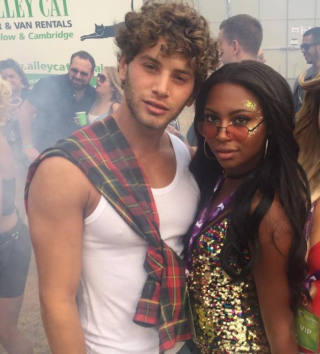 Image may contain: Celebrity X Factor cast, X Factor, celebrity, cast, contestants, lineup, Love Island, Islanders, Eyal Booker, Samira Mighty, Zara McDermott, Wes Nelson, Crowd, Party, Clothing, Apparel, Face, Skin, Glasses, Accessory, Accessories, Person, Human