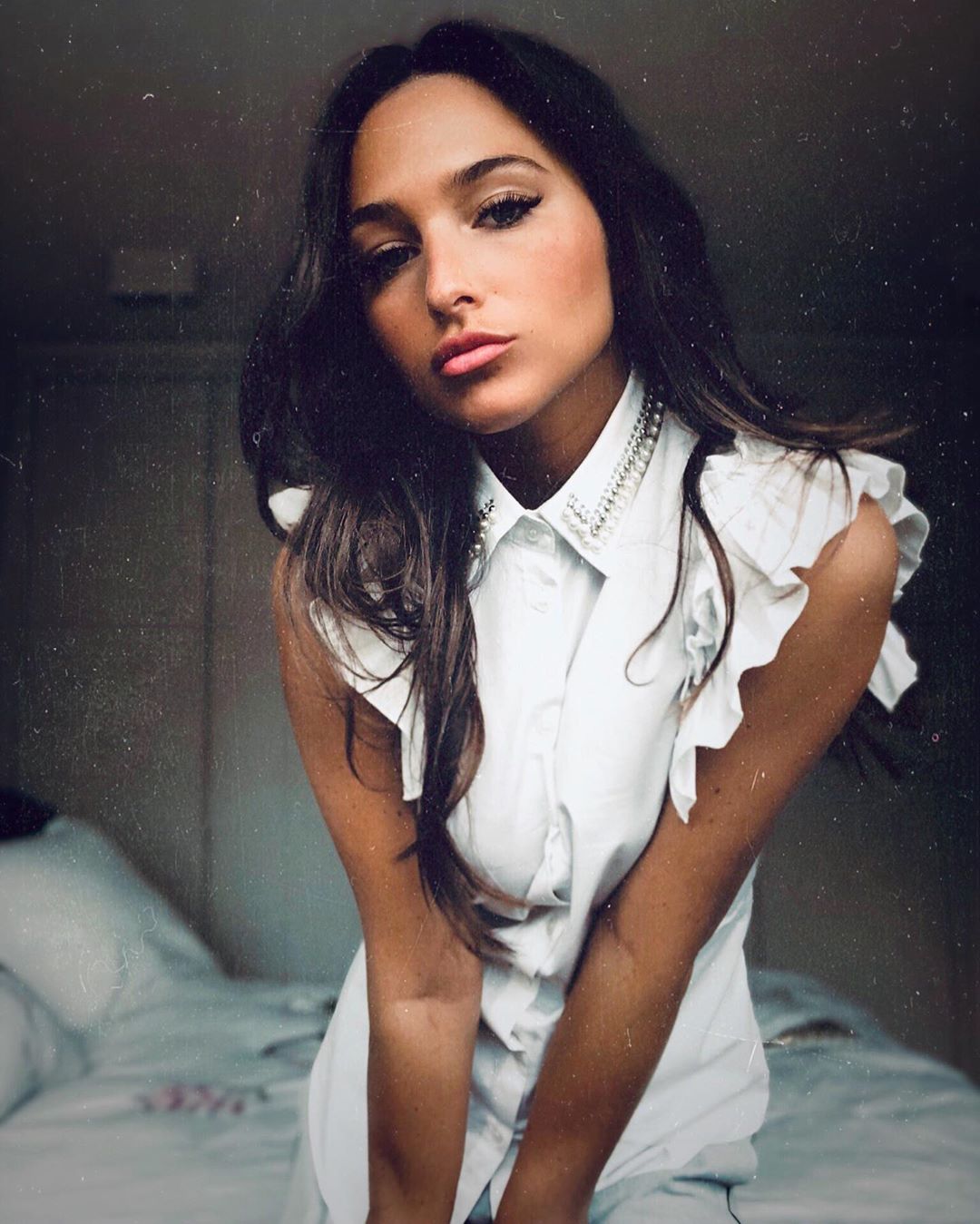 Image may contain: Made in Chelsea fake followers, Made in Chelsea, MIC, cast, Instagram, fake, followers, real, Maeva D'Ascanio, comments, likes, Dress, Sleeve, Face, Woman, Person, Female, Human, Clothing, Apparel