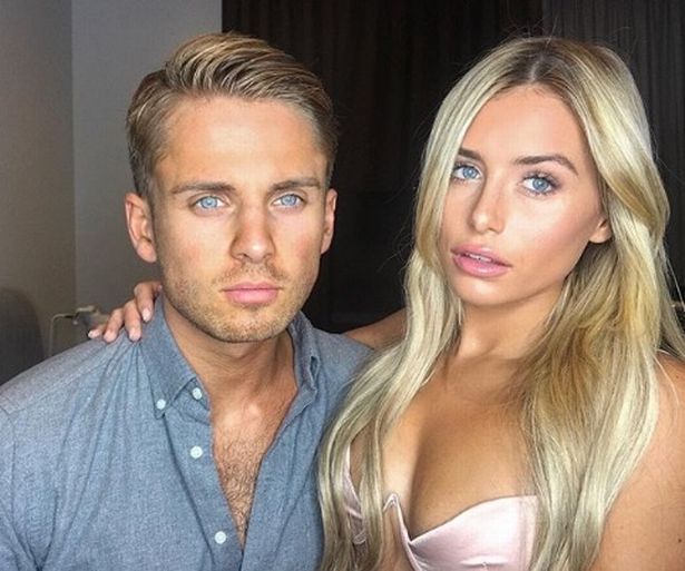 Image may contain: Ellie Brown and Charlie Brake reunion, Ellie Brown, Charlie Brake, Love Island, 2018, Ex on the Beach, series 11, cast, 2019, reunion, together, on screen, date, Female, Portrait, Photography, Photo, Dating, Clothing, Apparel, Face, Human, Person