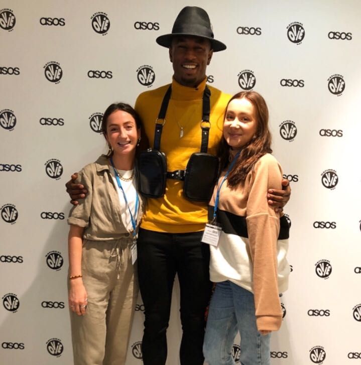 Image may contain: Hat, Pants, Clothing, Apparel, Red Carpet Premiere, Red Carpet, Premiere, Fashion, Person, Human, Ovie Soko, ASOS, Love Island, Love Island gossip, Love Island latest news, Love Island rumours