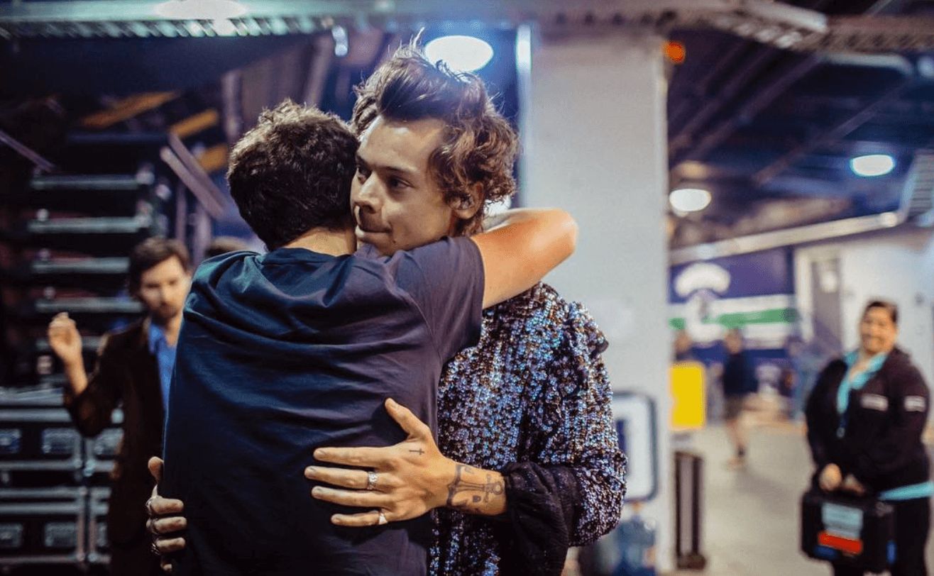 Image may contain: reality TV rich list, UK, reality TV, net worth, earnings, money, salary, rich, worth, Harry Styles, One Direction, 1D, X Factor, Hug, Dance, Tango, Human, Person, Dance Pose, Leisure Activities